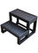 Composite Hot Tub And Spa Steps Black Jacuzzi Pool Ladder For Square Spa