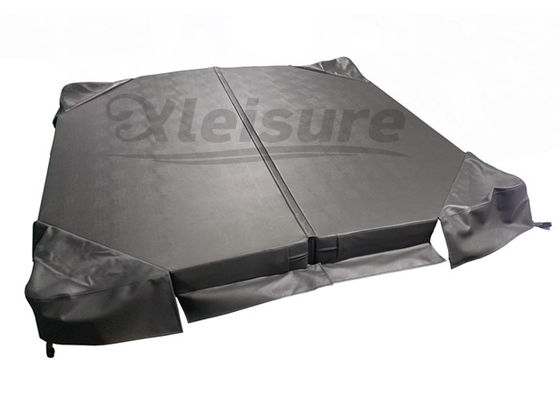 custom spa hot tub cover for Balboa spa, Gecko spa, SpaNet spa, SpaQuip spa - grey