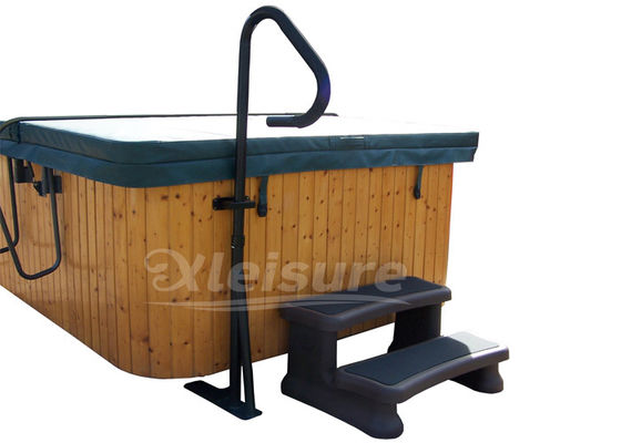 2019 Free Shipping New Style Aluminium Spa Accessories Spa Handrail For Outdoor Hot Tub In Black Color