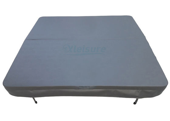 Spa Accessories Rectangle Hot Tub Spa Covers In Grey Color For Outdoor Spa