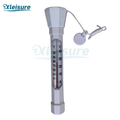 White Swimming Pool Bathtub Waterproof  Floating Water Thermometers With String For Spa And Swimming Pool