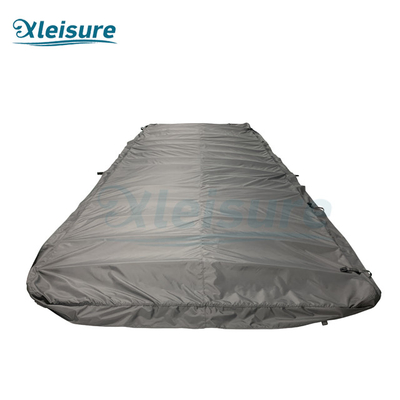 New arrival outdoor swim spa rolling cover Anti-UV lightweight roll-up swim spa cover for wholesale