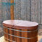 Outdoor Whirlpool  Wooden Hot Tub Cover Indeformable Core Covers Hot Tub Covers