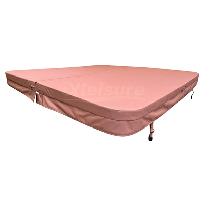 Square reddish brown Spa Hot Tub Cover The Essential Protection for Your Tubs