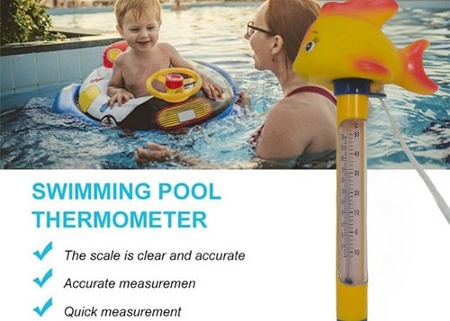 Swimming Pool Spa Hot Tub  Floating Thermometer Animal Thermometer Floating Easy Read Outdoor Pool Plastic Digital Thermometers