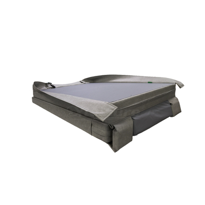 European Modern Outdoor Stainless Steel Swim Spa Cover 10-5cm Cold Plunge Ice Bath Therapy  Leather Cover Hot Accessory Spa Tubs