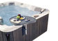 Waterproof Hot Tub Side Table Grey Screw On Spa Bar Long Service Life