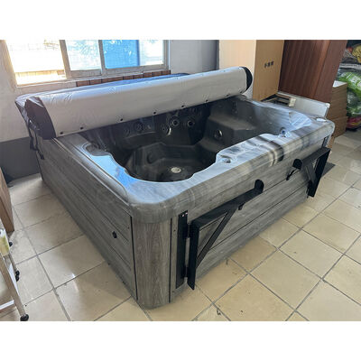 European Style Outdoor Roll-up Spa Cover One-piece Design Portable Swimming Pool Cover with Eco-Friendly Oxford Cloth Material