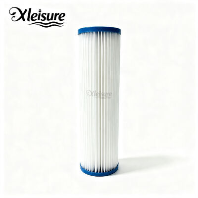 Outdoor Pool Spa Filter High Efficiency Filtration Fabric Blue End Caps Fits Unicel 20 Micron Ice Tub Filter Cold Plunge Filter