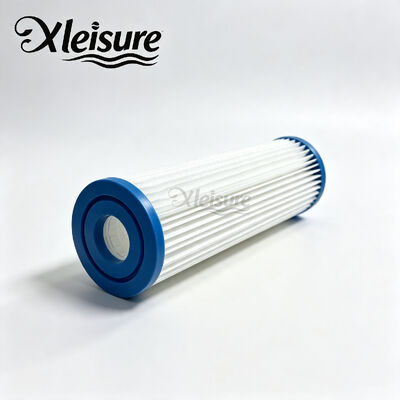 Outdoor Pool Spa Filter High Efficiency Filtration Fabric Blue End Caps Fits Unicel 20 Micron Ice Tub Filter Cold Plunge Filter