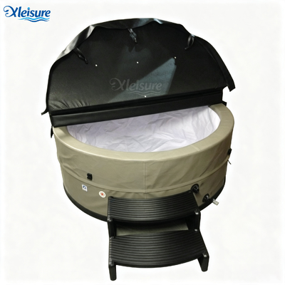 Factory Custom Round Soft Hot Tub Insulated Cover Dustproof Waterproof Thermal Spa Lid for Portable Inflatable Massage Bathtub