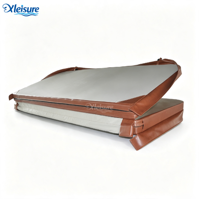 Waterproof Insulation Hardcover for Spa Hot Tub Dust Proof Safety Cover for Outdoor Whirlpool Bathtub