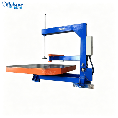Rotary Table Edge Trimming Machine Semi Automatic Hot Tub Spa Tub Fiberglass Shell Edge Digital Display Trimming Equipment