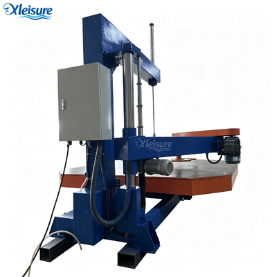 Rotary Table Edge Trimming Machine Semi Automatic Hot Tub Spa Tub Fiberglass Shell Edge Digital Display Trimming Equipment