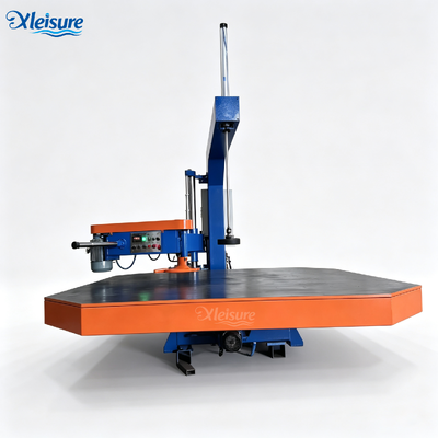 Rotary Table Edge Trimming Machine Semi Automatic Hot Tub Spa Tub Fiberglass Shell Edge Digital Display Trimming Equipment