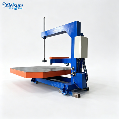 Rotary Table Edge Trimming Machine Semi Automatic Hot Tub Spa Tub Fiberglass Shell Edge Digital Display Trimming Equipment