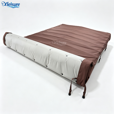 Wholesale Rolling Swim Spa Cover Customized Anti-UV Waterproof Thermal Roll-up Swim Spa Hot Tub Cover for Outdoor Use OEM