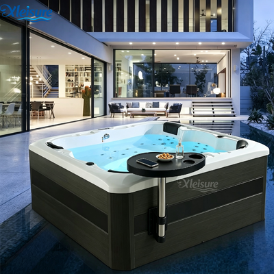 Cabinet-Mount Spa Hot Tub Table Spa Caddy, Adjustable Waterproof Hot Tub Side Table, Outdoor Spa Accessories for Bathtub Pool