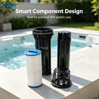 L-2135 Outdoor Hot Tub Filter Housing Spa Cartridge Filter Canister OEM Manufacturer Skim Filter Swim Top Load Pressure