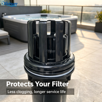 L-2125A ABS Material Hot Tub Spa Skimmer Water Surface Filter Basket Debris Collector Replacement for Spa Pool Factory