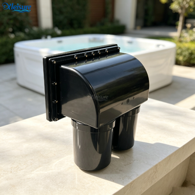 L2112 Dual Tank Square Grille ABS Spa Filter 20-50L Outdoor Hot Tub Water Filtration System Pool Factory Direct Supply