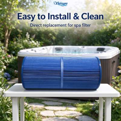 Factory wholesale hot tub spa filter SC861, enhanced pleated media replacement filter, suitable for outdoor spa hot tubs