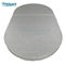 Light Grey Oval Spa Insulation Cover Vinyl Hot Tub And Spa Covers For Wood Spa Tub