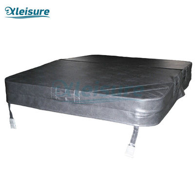 Specialist Rounded-corners Graphite Square Spa Insulation Cover Vinyl Hot Tub Spa Covers For Indoor Or Outdoor