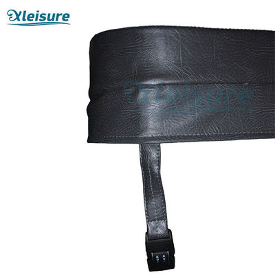 Specialist Rounded-corners Graphite Square Spa Insulation Cover Vinyl Hot Tub Spa Covers For Indoor Or Outdoor