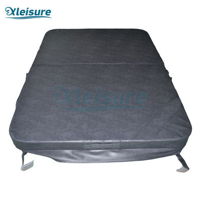 Graphite Square Spa Thermal Cover Lid Vinyl Hot Tub Spa Covers For Residential