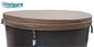 Brown Round Spa Thermal Lid Vinyl Hot Tub Spa Covers For Wood Hot Tub