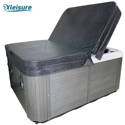 Flexibly Custom Made Rectangle Charcoal Thermal Lid Vinyl Hot Tub Spa Covers For Balboa Hot Tub For Family Spa