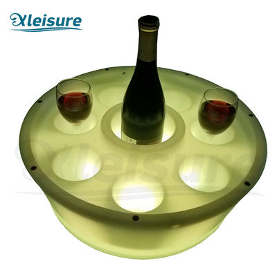 spa hot tub float LED bar movable LED glass holder for spa pool hot tub swim spa