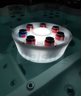 spa hot tub float LED bar movable LED glass holder for spa pool hot tub swim spa